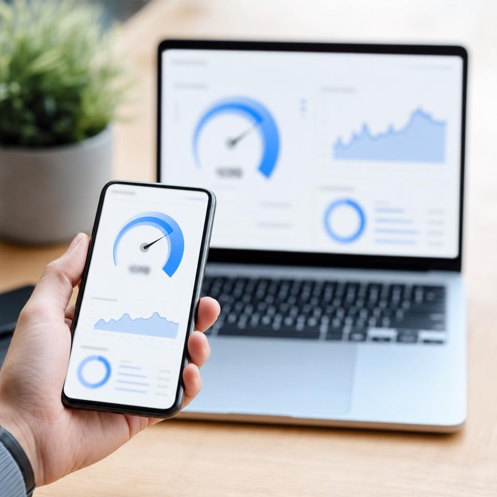 Test de la vitesse de chargement d'un site sur mobile et sur ordinateur